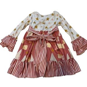 Oopsie Daisy Christmas Dress 2T
